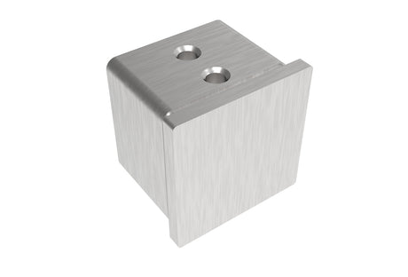 Glass clamp - end cap