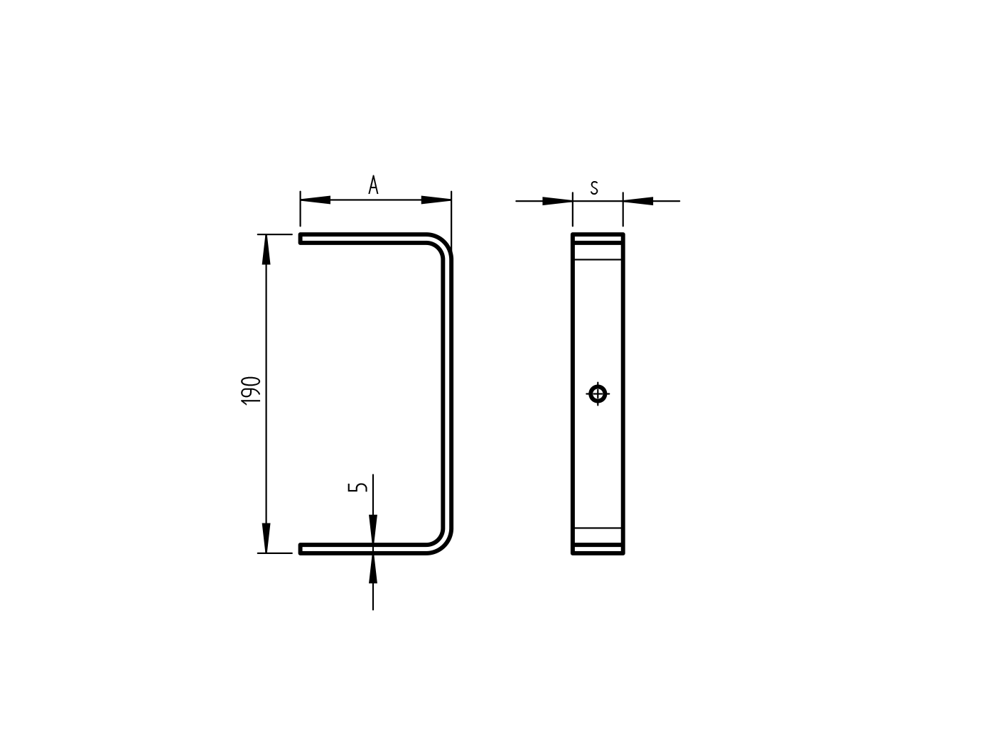 Lock box - seal H190, B40mm