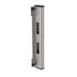 Gate end stop, universal 40x20 Inox