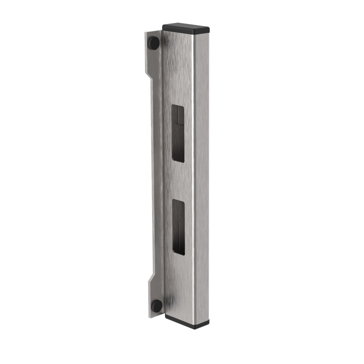 Gate end stop, universal 40x20 Inox
