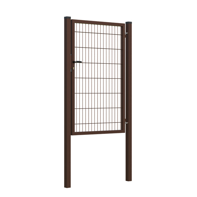 Bránka 1kr. 2D BOX ZnPVC 1000x1500mm RAL 8017 hnedá