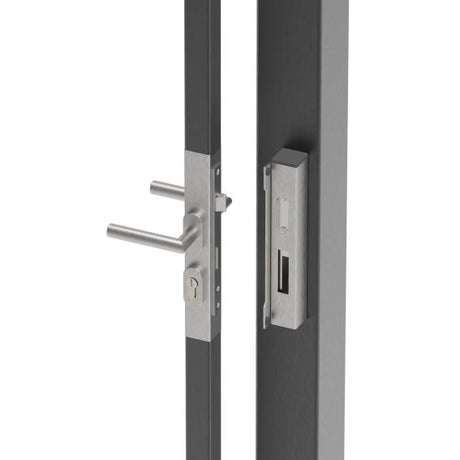 Lock set 40x40 AISI304 with Electric lock B1/18