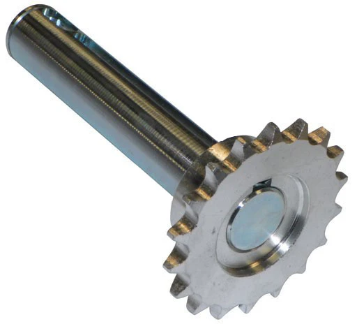 Shaft diameter. 25.4 mm with 18-tooth gearing