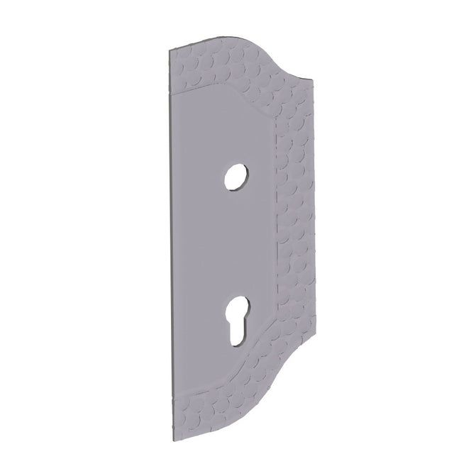 Decorative plate for gates 265x105, t3, a90, d19mm