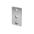 Plate for adjustable hinges, 100x60x8mm s 2 x 15,5mm, INOX