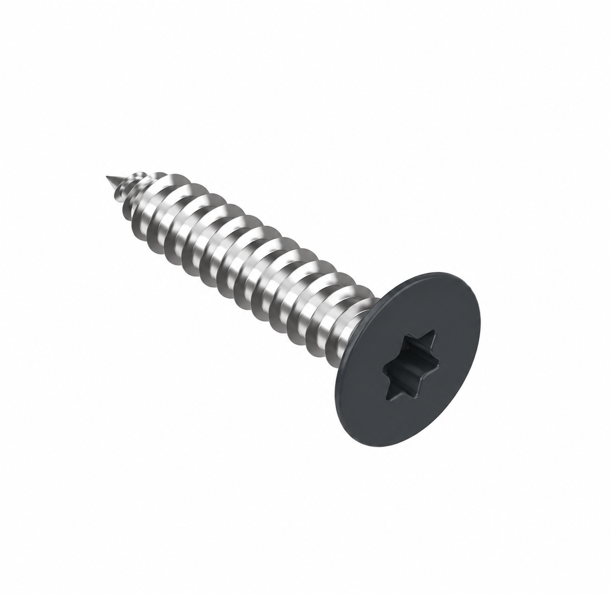 Blechschraube mit Senkkopf-TORX, Edelstahl, Anthrazit
