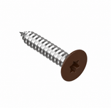 Blechschraube mit Senkkopf-TORX, Edelstahl, braun