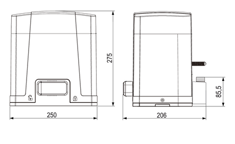ROLLKIT automation for sliding gates, kit, max 800
