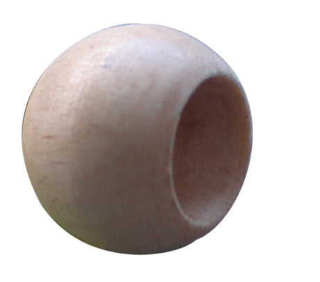 End cap, non-lacquered. BUK(BEECH)