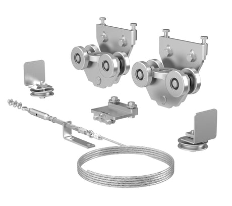 Systeme télescopique pour portail jusqu'a 8m, 2 pieces