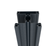 Aluminum fence post 70x70 for slat fillings - 1850mm R7016