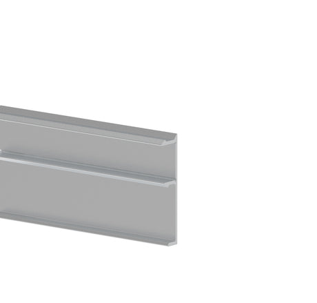 Aluminum fence adapter for fillings - 6000mm cover strip