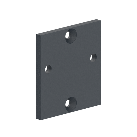 Aluminum anchor plate for post 80x80 R7016
