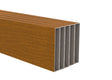 Aluminium-Zaunfüllung 20x120x1,4 - 5x 6,0 m - Holzdekor GOLDENE EICHE W03
