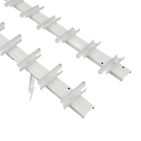 Movable aluminum system – louvered – pair (left + right)