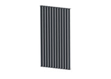Kit Systeme basculant vertical en aluminium anthracite 1,09 m avec remplissage AL 2,4 m anthracite 20x95