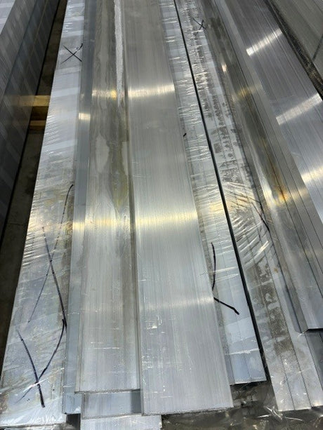 Remplissage de clôture en aluminium 20 x 100 x 1,1 - 6,0 m - Naturel, surface - 2eme classe