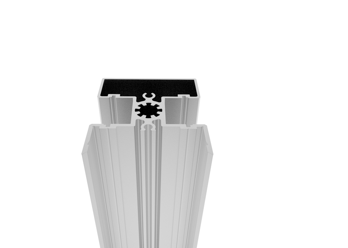 Aluminum fence post 50x60-6000mm N