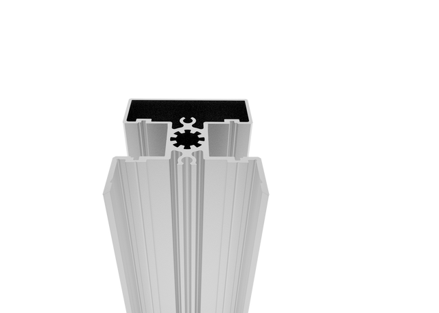 Aluminum fence post 50x60-6000mm N