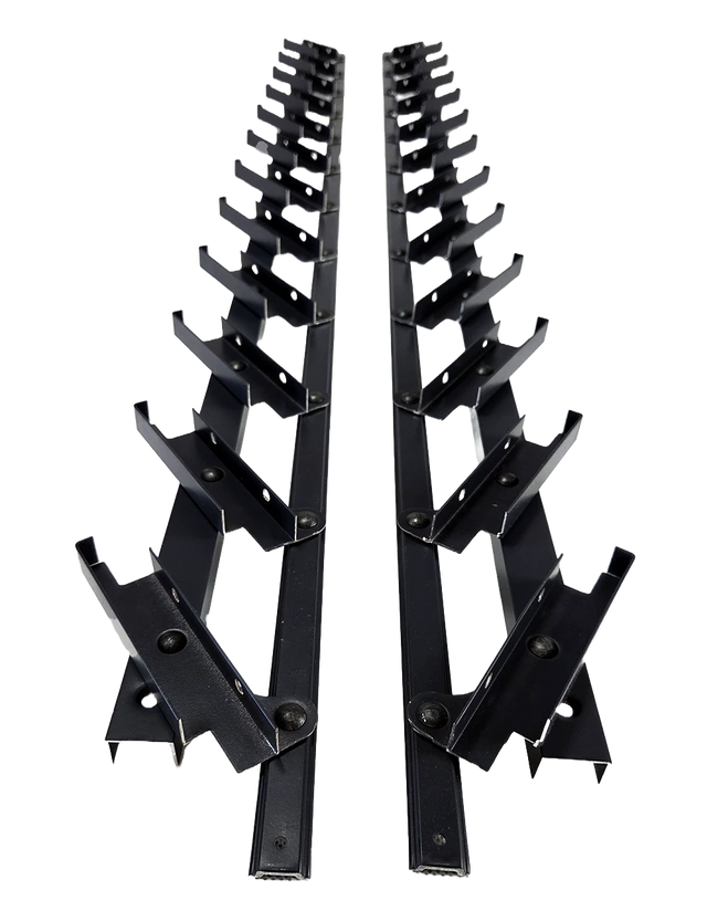 Movable aluminum system – vertical, louvered – pair (left + right)