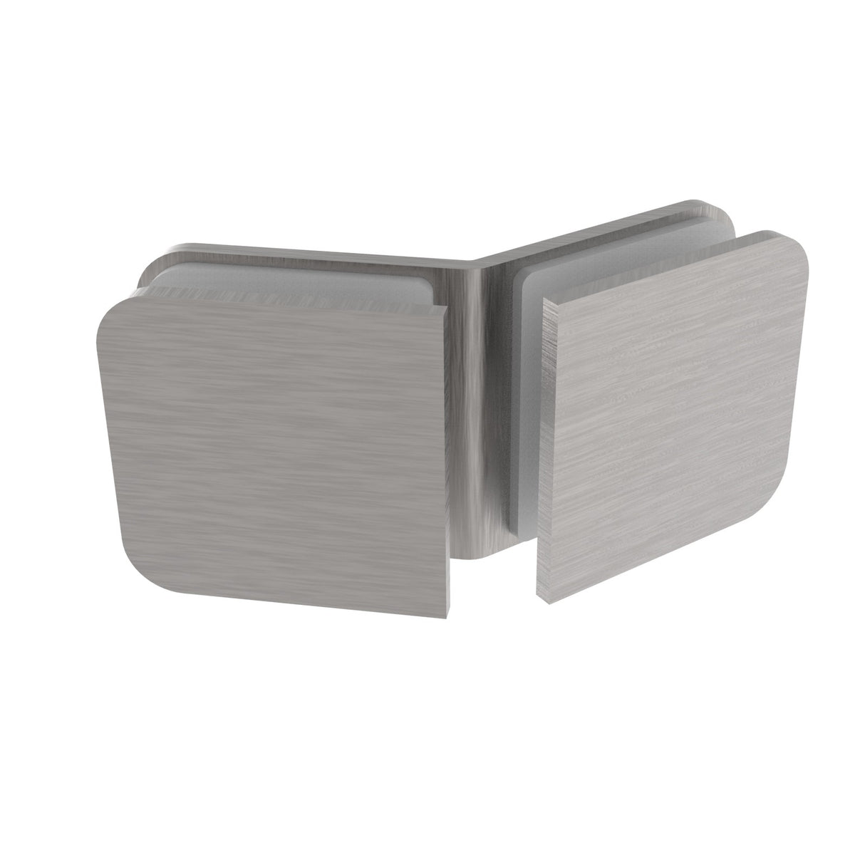 Glass clamp, AISI 304, T 8-10 mm