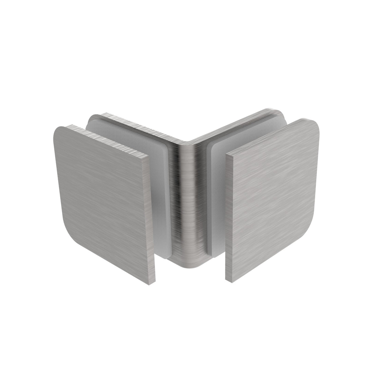 Glass clamp, AISI 304, T 8-10 mm