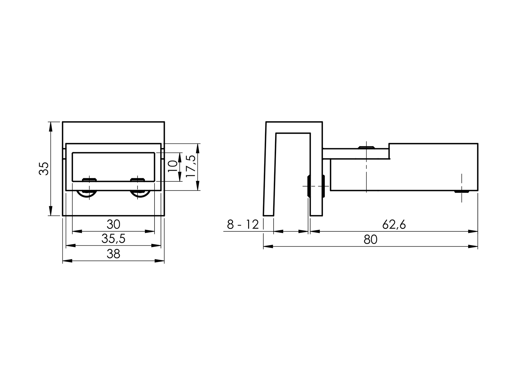 Fitting for rod stainless steel