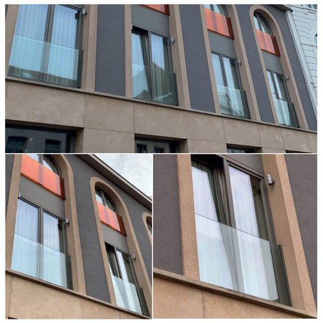 Balconnet AL cadre sans verre, a fixer dans l'embrasure