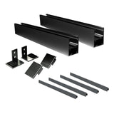 Julliet balcony aluminum frame without glass