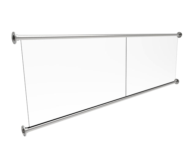 Frameless glass juliette balcony loggia