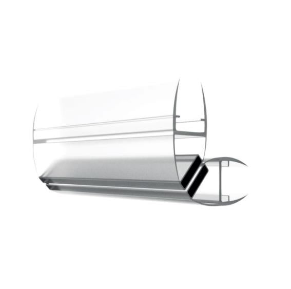 Magnet seal 90°, plastic profile pair 90°