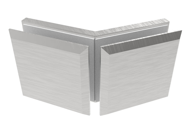 Glass clamp, Zamak, 135°, T 8-10 mm