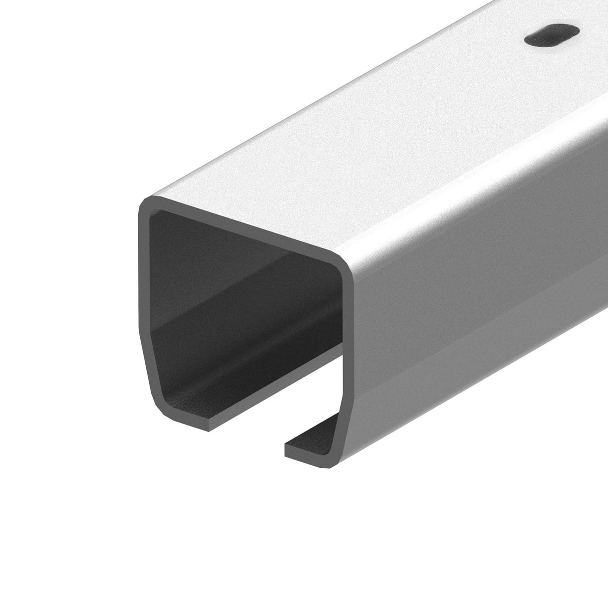Guide profile with holes Zn, 94x85x5mm, L6m