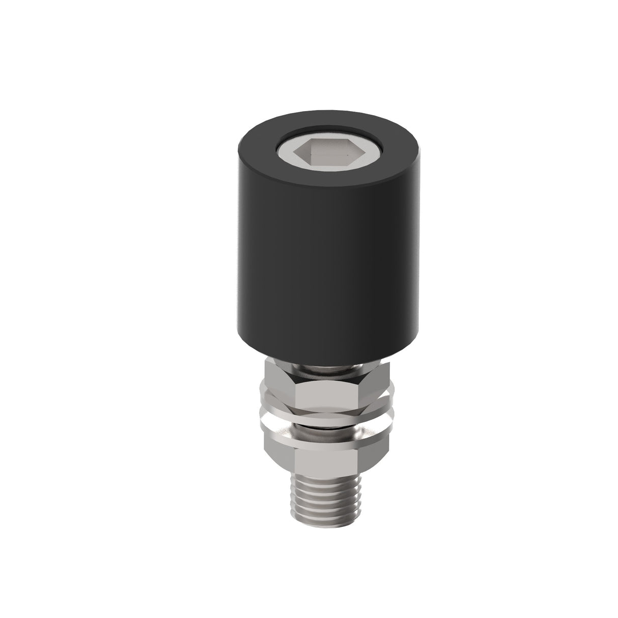 Wheel plastic Zn, D42mm, black