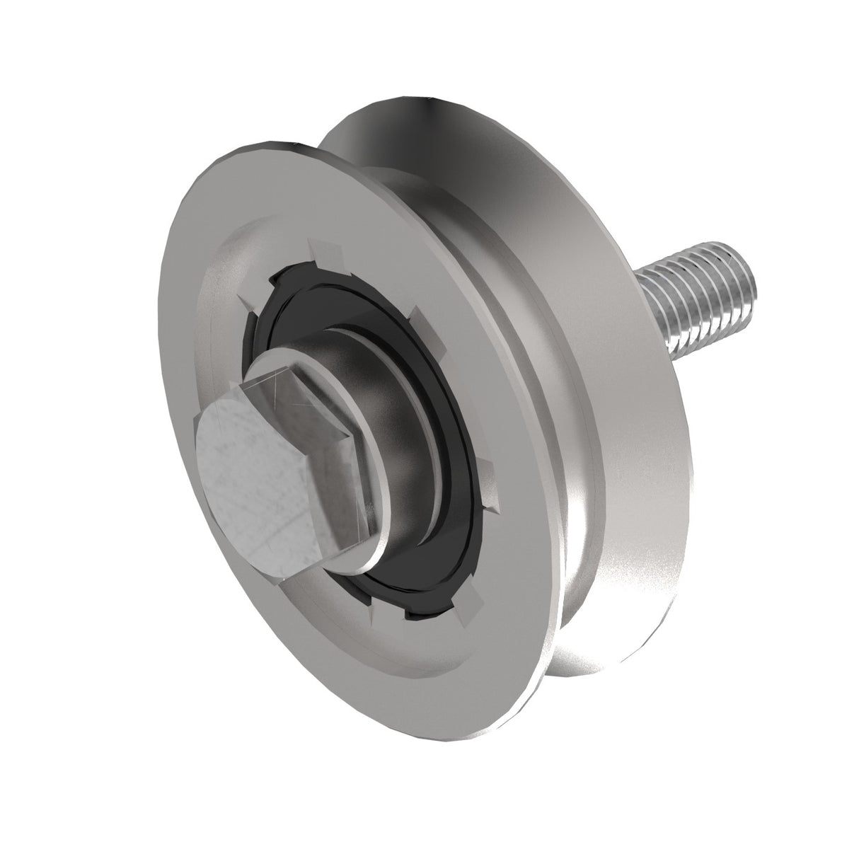 Wheel for slider with 2-row bearing - V, Zn,D100mm