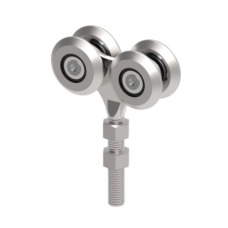 Gate roller track Zn, profile 42x54mm