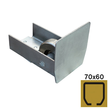 Guide wheel Zn, profile 70x60, L115mm