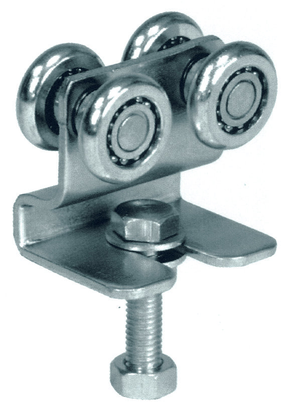 Gate roller track Zn, profile 33x34mm