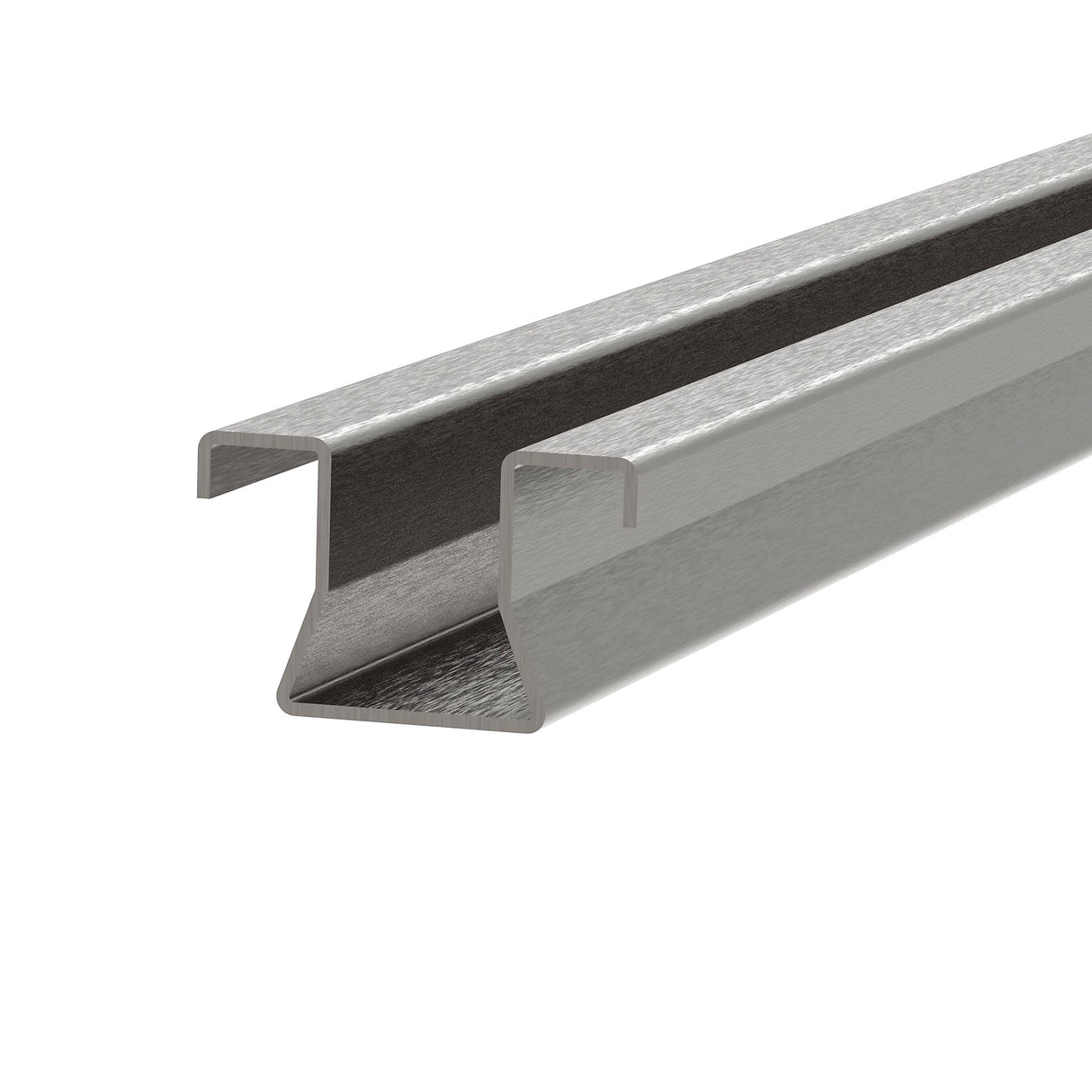 Bottom track for hanging gates Zn, t3mm