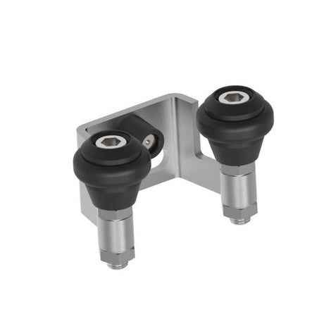 Upper end stop for cantilever gate, Inox, b60mm