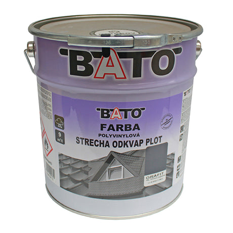 Polyvinyl paint, graphite RAL7024 satin 6,3kg (5L)