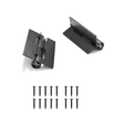 Aluminum Self-Closing Hinges with High Load Capacity – Black