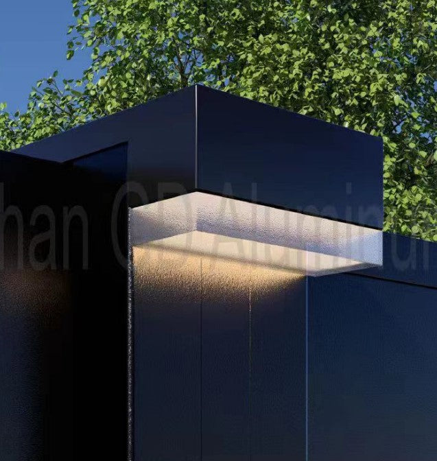 Aluminum anchor plate for post 80x80 R7016