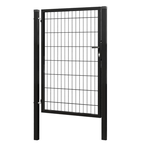 Tor 1flgl. 2D BOX ZnPVC 1000x1500mm RAL 9005 schwarz matt