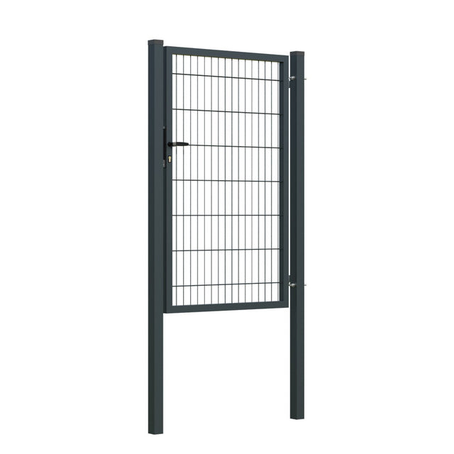 Gate 1pc. 2D BOX ZnPVC 1000x1500mm RAL 7016 anthracite