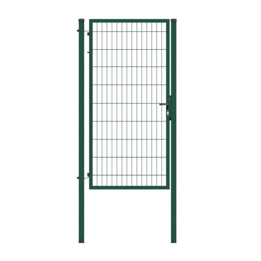 Gate 1pc. 2D BOX ZnPVC 1000x1800mm RAL 6005 green