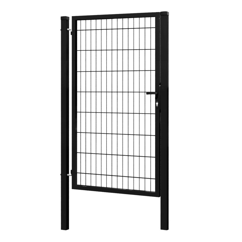 Bránka 1kr. 2D BOX ZnPVC 1000x1700mm RAL 9005 čierna matná