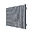 Aluminium-Zaunfeld 2000x1200mm Streckmetall anthrazit.