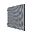 Panneau de clôture en aluminium 2000x1500mm métal déployé anthracite.