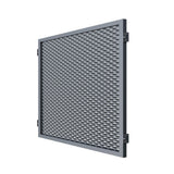 Panneau de clôture en aluminium 2000x1500mm métal déployé anthracite.